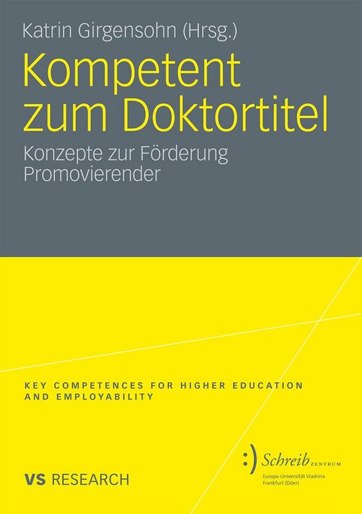 Produktbild: Kompetent zum Doktortitel