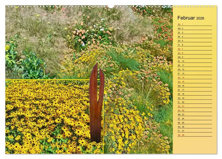 Produktbild: Bl&uuml;hende Gartenparks in Mannheim (hochwertiger Premium Wandkalender 2026 DIN A2 quer), Kunstdruck in Hochglanz