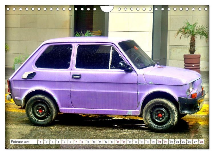 Produktbild: Best of Polski Fiat 126p (Wandkalender 2026 DIN A4 quer), CALVENDO Monatskalender