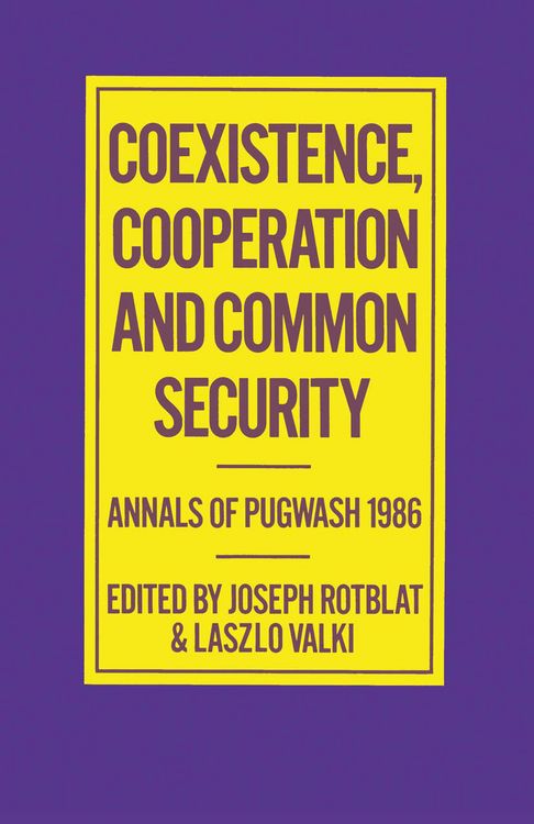 Produktbild: Coexistence, Cooperation and Common Security