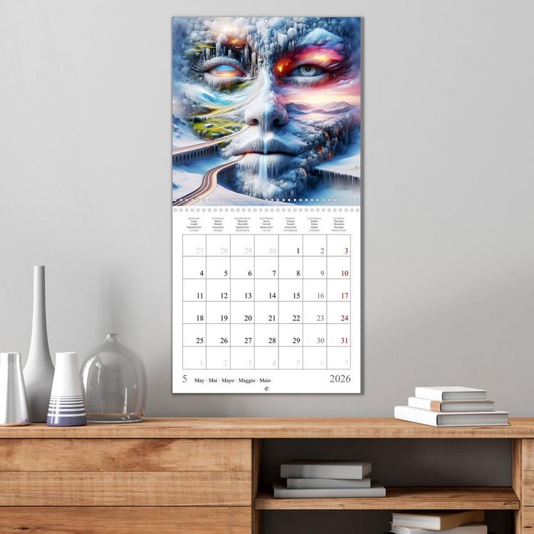 Produktbild: Visages de la m&eacute;tropole (Calendrier mural carr&eacute; 2026 30x30 cm) Calendrier double avec une page pour vos prises de notes