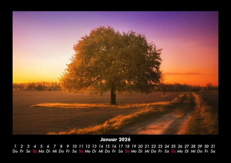 Produktbild: Landschaftskalender 2026 Fotokalender DIN A3
