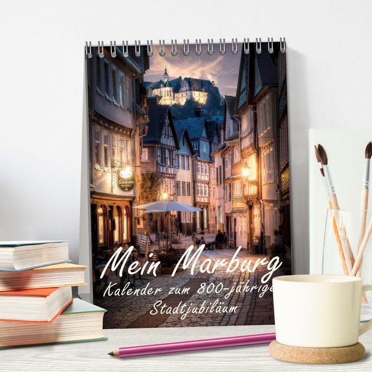 Produktbild: Mein Marburg (Tischkalender 2026 DIN A5 hoch), CALVENDO Monatskalender