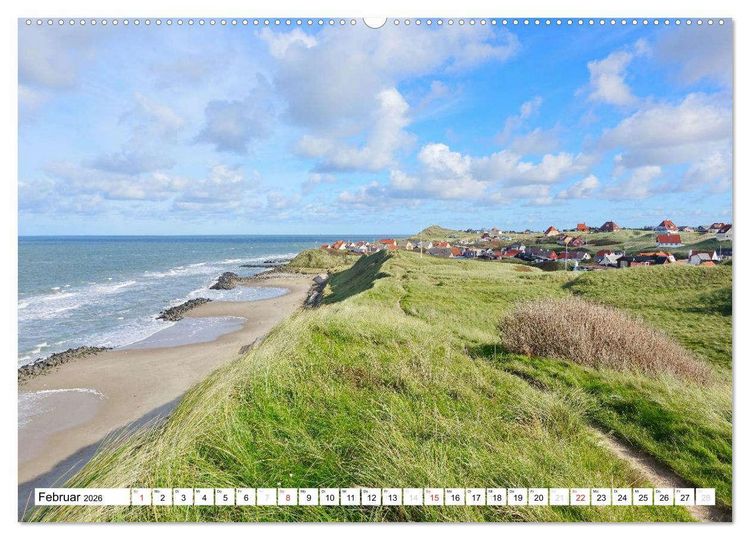 Produktbild: D&auml;nemark Pur (Wandkalender 2026 DIN A2 quer), CALVENDO Monatskalender