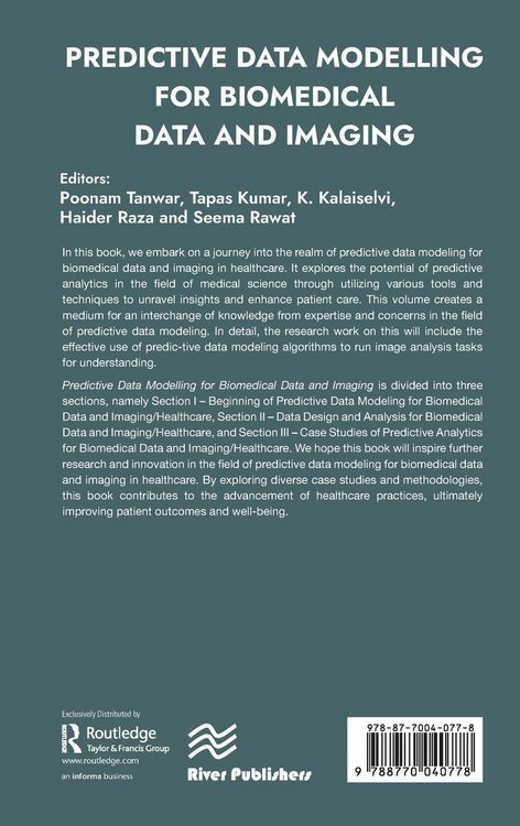 Produktbild: Predictive Data Modelling for Biomedical Data and Imaging