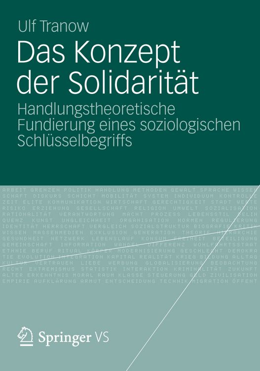 Produktbild: Das Konzept der Solidarit&auml;t
