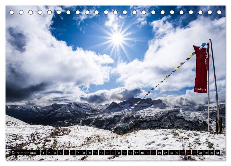 Produktbild: Wundersch&ouml;nes Lechtal (Tischkalender 2026 DIN A5 quer), CALVENDO Monatskalender