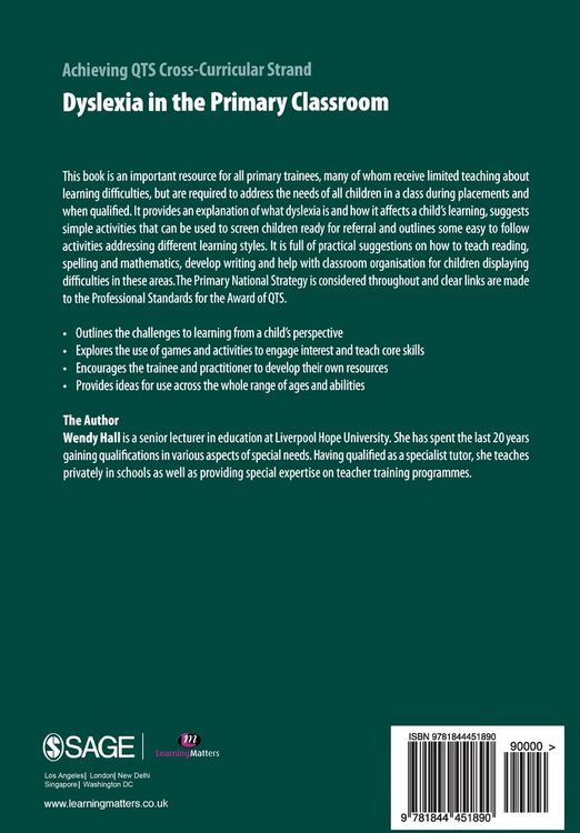 Produktbild: Dyslexia in the Primary Classroom