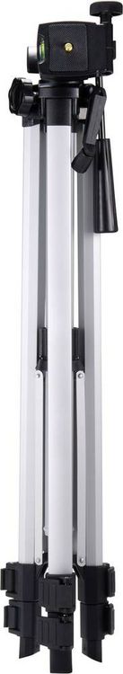 Produktbild: TOOLCRAFT Tripod 1/4 Zoll Arbeitsh&ouml;he=51 - 150cm Silver Inox Wasserwaage