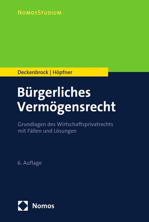 Produktbild: B&uuml;rgerliches Verm&ouml;gensrecht