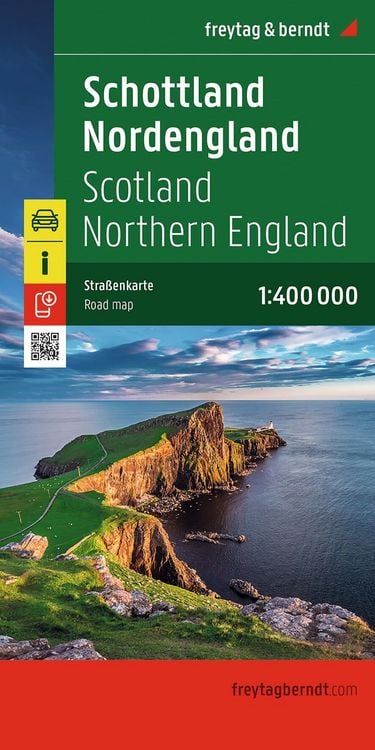 Produktbild: freytag & berndt Stra&szlig;enkarte Schottland - Nordengland 1:400.000