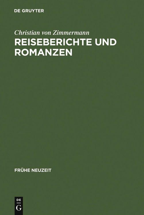 Produktbild: Reiseberichte und Romanzen