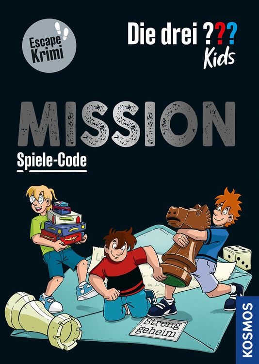 Produktbild: Die drei ??? Kids, Mission Spiele-Code