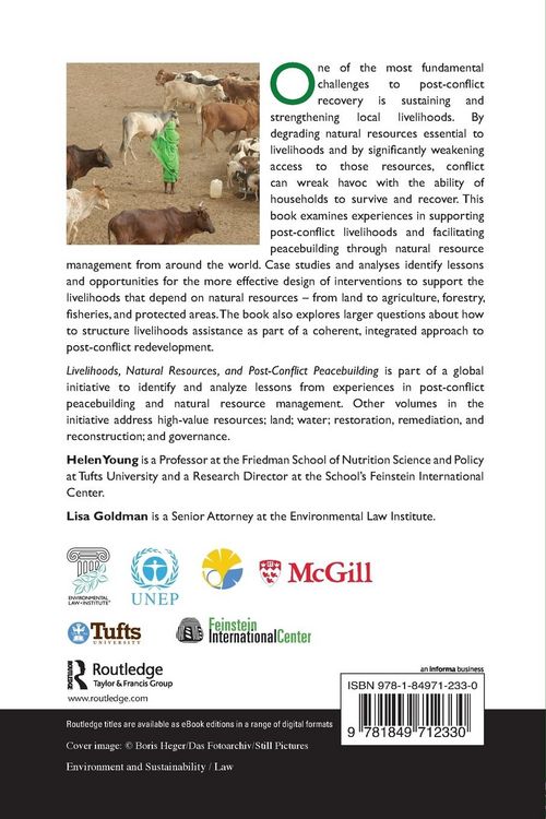 Produktbild: Livelihoods, Natural Resources, and Post-Conflict Peacebuilding