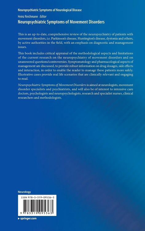 Produktbild: Neuropsychiatric Symptoms of Movement Disorders