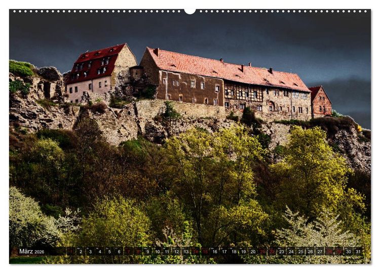 Produktbild: Burgen - Geheimnisvolles Mittelalter (Wandkalender 2026 DIN A2 quer), CALVENDO Monatskalender