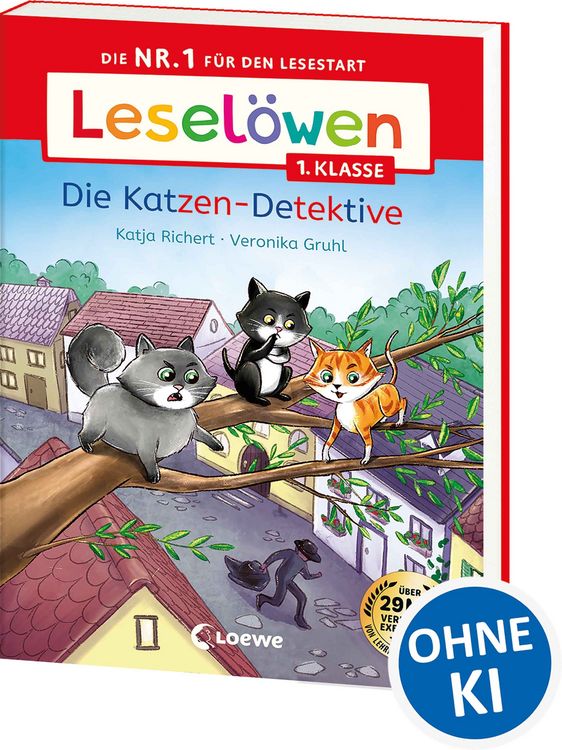 Produktbild: Lesel&ouml;wen 1. Klasse - Die Katzen-Detektive