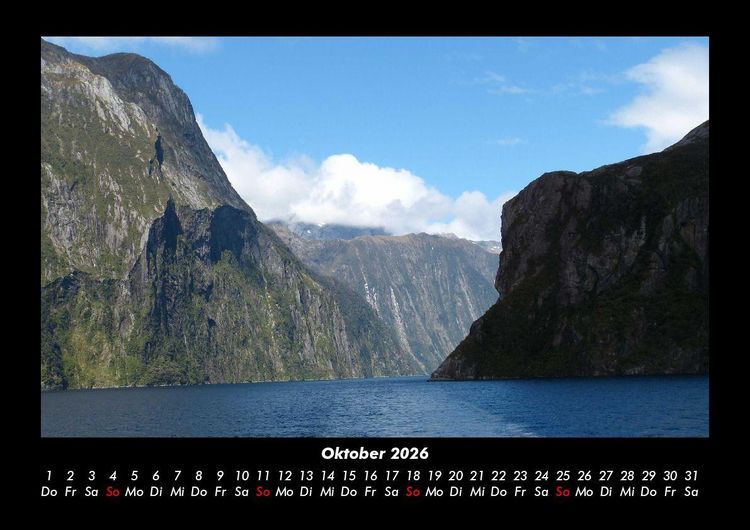 Produktbild: Die Seen der Erde 2026 Fotokalender DIN A3