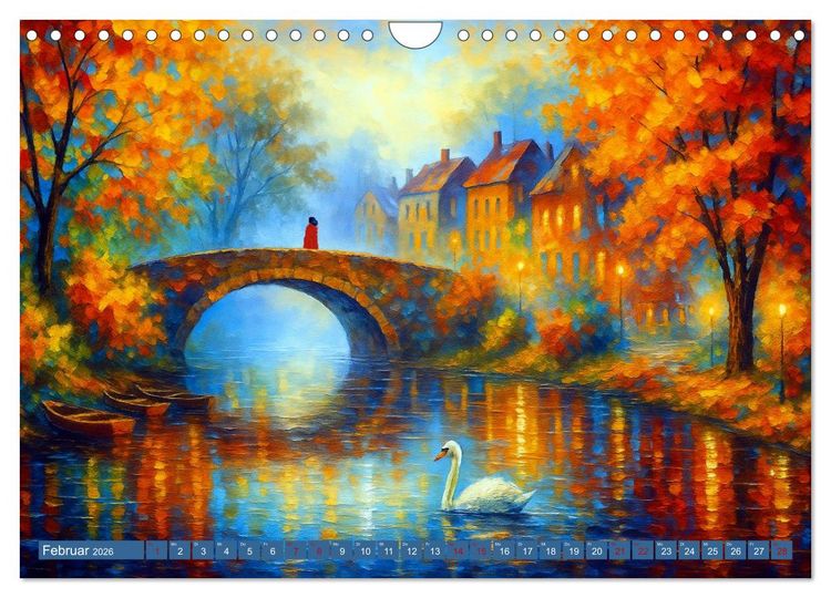 Produktbild: Spaziergang durch Farben und Licht (Wandkalender 2026 DIN A4 quer), CALVENDO Monatskalender