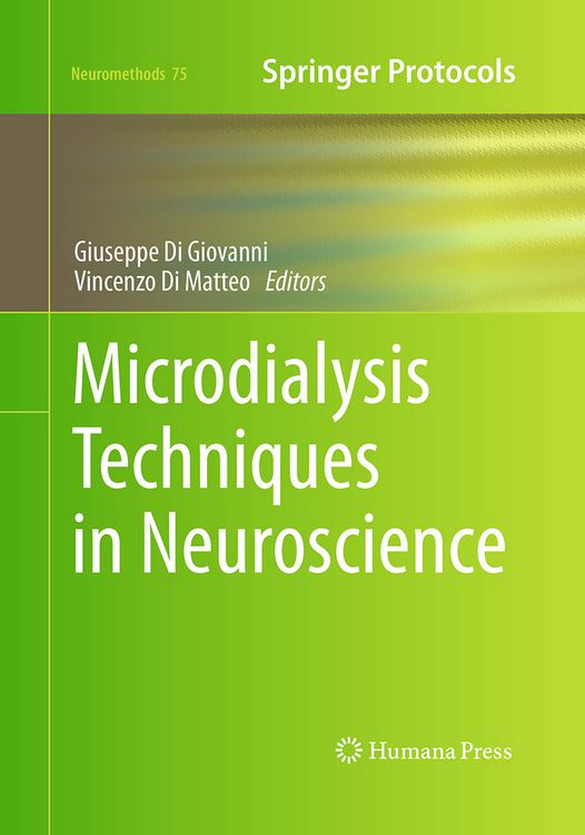 Produktbild: Microdialysis Techniques in Neuroscience