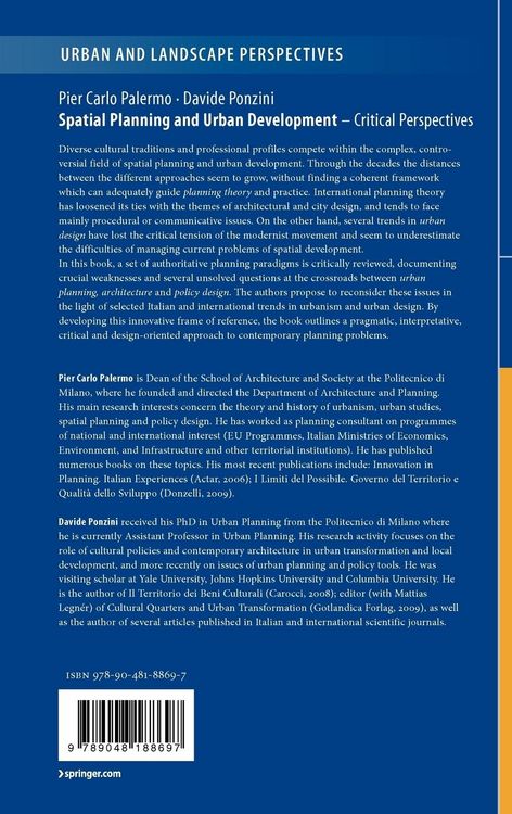 Produktbild: Spatial Planning and Urban Development