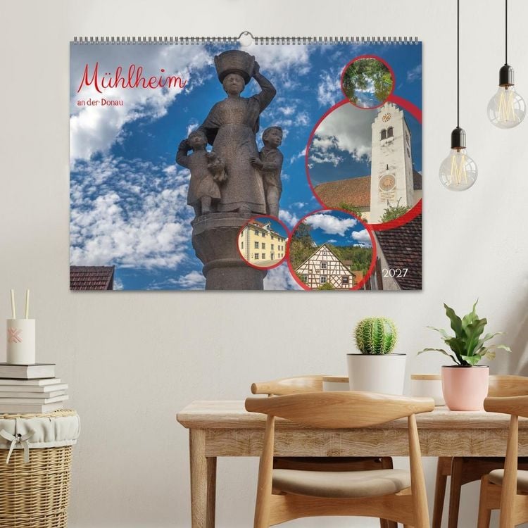 Produktbild: M&uuml;hlheim an der Donau (Wandkalender 2027 DIN A2 quer), CALVENDO Monatskalender