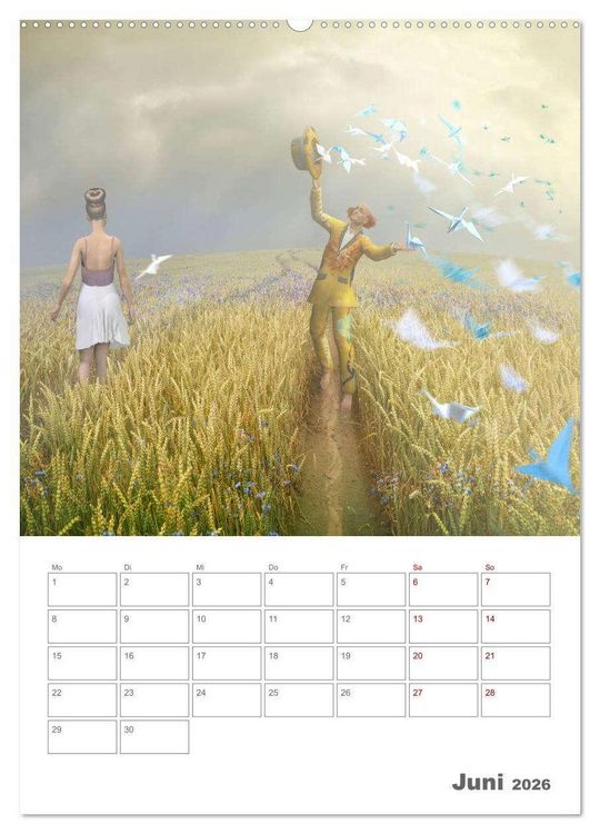 Produktbild: Surrealistische Reisen (Wandkalender 2026 DIN A2 hoch), CALVENDO Monatskalender