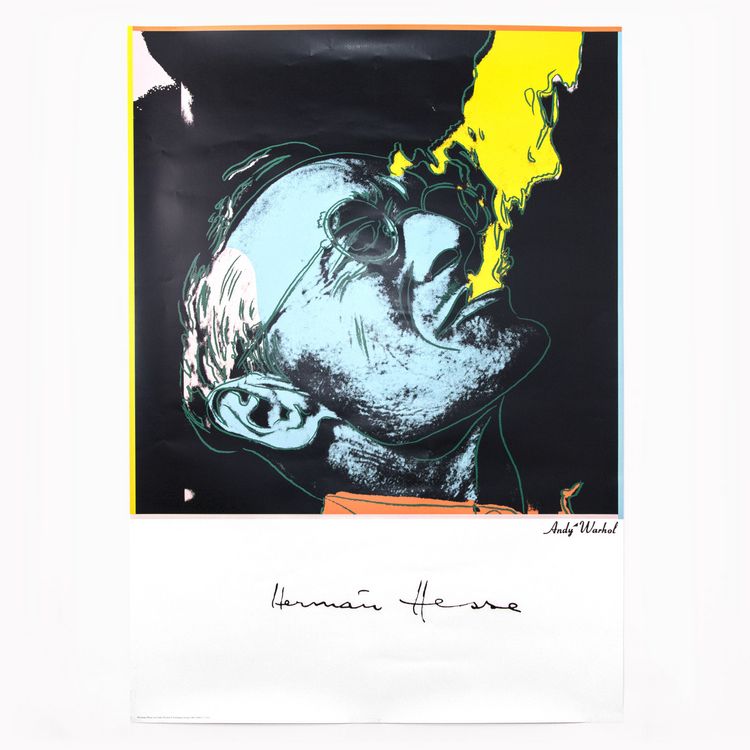 Produktbild: Poster Hermann Hesse &raquo;Andy Warhol&laquo; (A1)