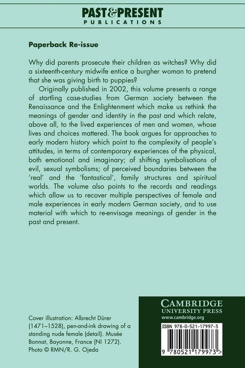 Produktbild: Gender in Early Modern German History
