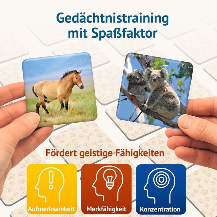 Produktbild: Einzigartig - Bedrohte Tierarten - Memospiel