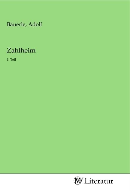 Produktbild: Zahlheim