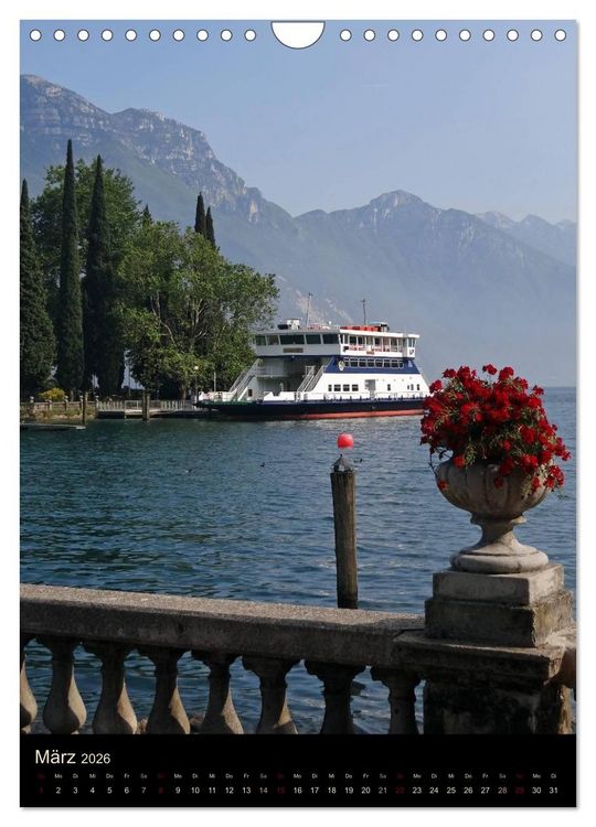 Produktbild: Am Gardasee (Wandkalender 2026 DIN A4 hoch), CALVENDO Monatskalender