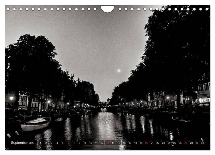 Produktbild: Ein Blick auf Amsterdam (Wandkalender 2026 DIN A4 quer), CALVENDO Monatskalender