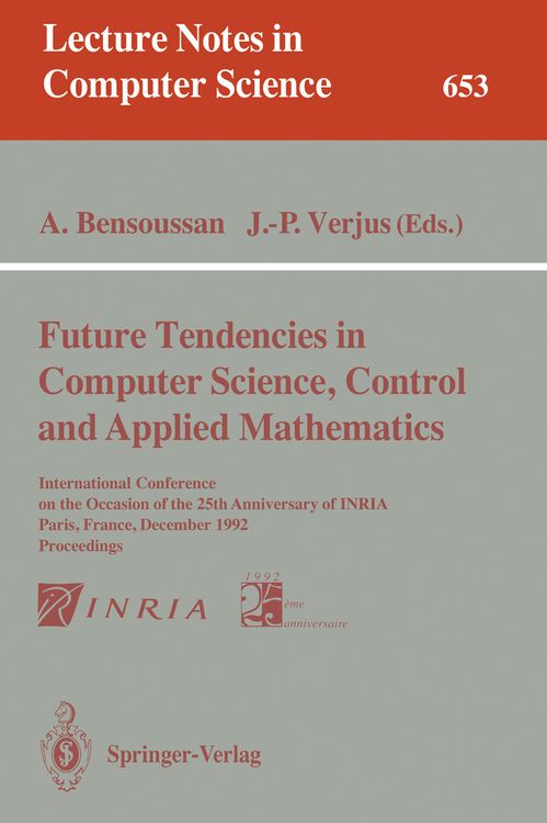 Produktbild: Future Tendencies in Computer Science, Control and Applied Mathematics