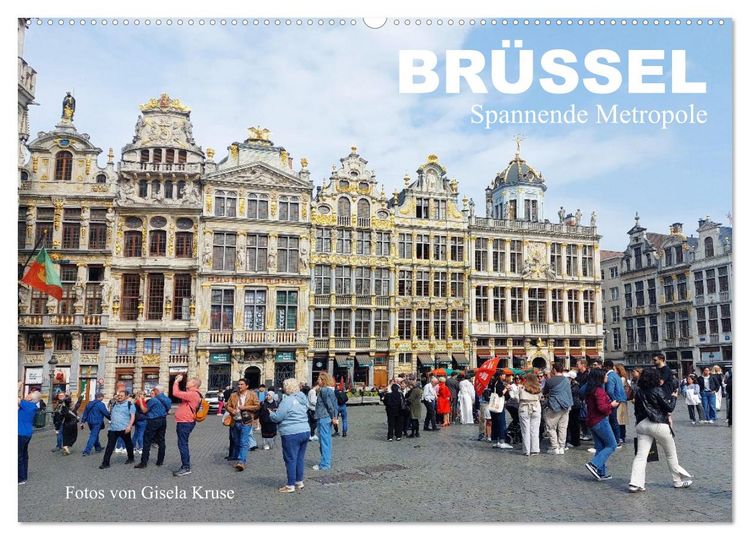 Produktbild: Br&uuml;ssel - Spannende Metropole (Wandkalender 2026 DIN A2 quer), CALVENDO Monatskalender