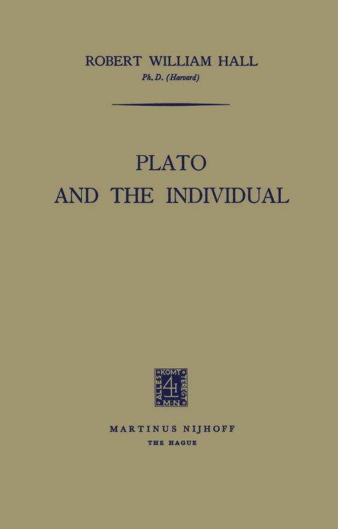 Produktbild: Plato and the Individual