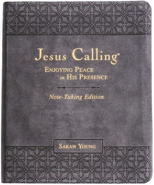 Produktbild: Jesus Calling Note-Taking Edition, Leathersoft, Black, with Full Scriptures