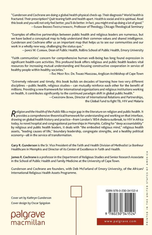 Produktbild: Religion and the Health of the Public