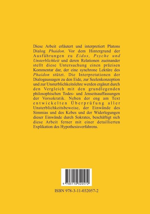 Produktbild: Eidos, Psyche und Unsterblichkeit