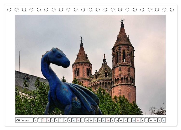 Produktbild: Worms - Ansichtssache (Tischkalender 2026 DIN A5 quer), CALVENDO Monatskalender