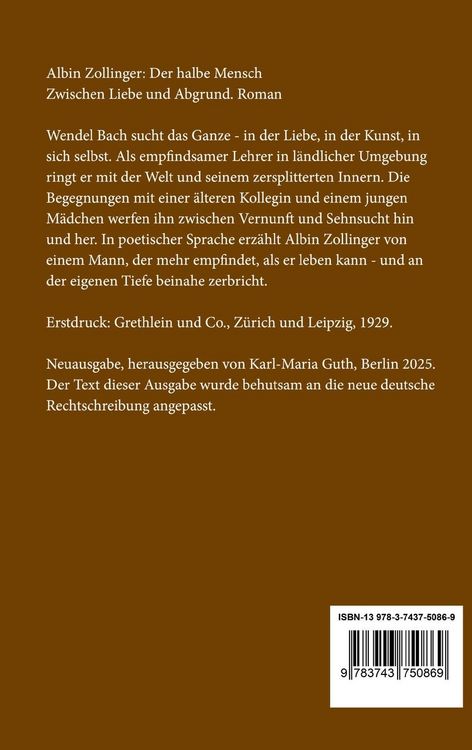 Produktbild: Der halbe Mensch