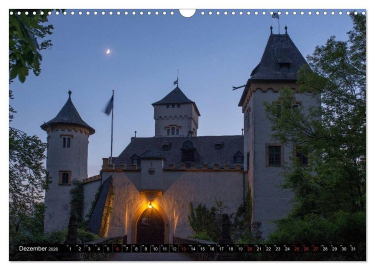 Produktbild: Unterwegs auf der fr&auml;nkischen Burgenstra&szlig;e (Wandkalender 2026 DIN A3 quer), CALVENDO Monatskalender