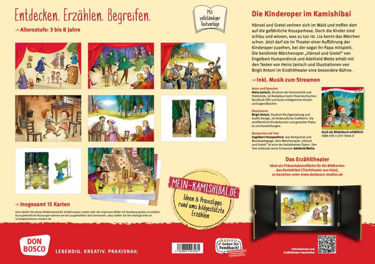 Produktbild: H&auml;nsel und Gretel. Kamishibai Bildkartenset