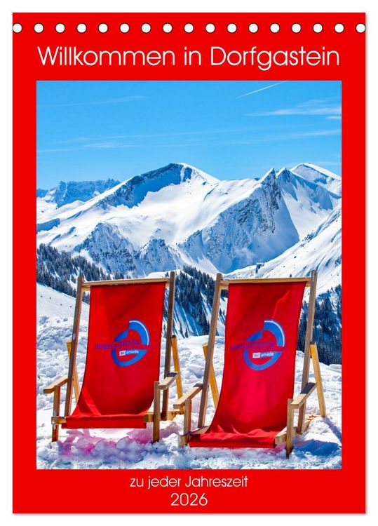 Produktbild: Willkommen in Dorfgastein (Tischkalender 2026 DIN A5 hoch), CALVENDO Monatskalender