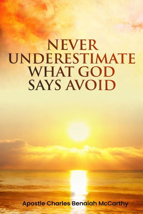 Produktbild: Never Underestimate What God Says Avoid