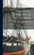 Produktbild: Practical Summary of Negotiable Instruments