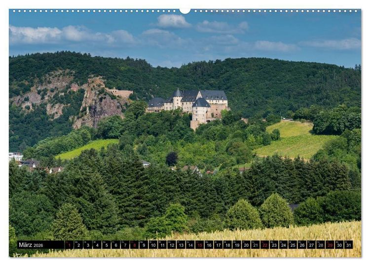 Produktbild: Nahe-Romantik: Bad M&uuml;nster am Stein-Ebernburg (hochwertiger Premium Wandkalender 2026 DIN A2 quer), Kunstdruck in Hochglanz