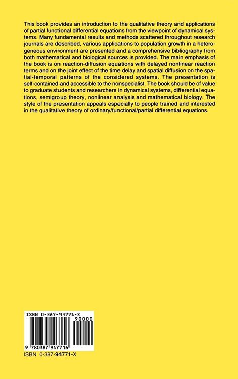 Produktbild: Theory and Applications of Partial Functional Differential Equations