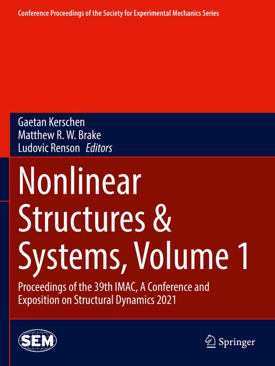 Produktbild: Nonlinear Structures & Systems, Volume 1
