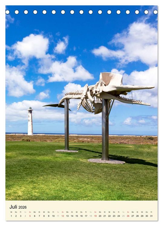 Produktbild: FUERTEVENTURA Bezaubernde Kanareninsel (Tischkalender 2026 DIN A5 hoch), CALVENDO Monatskalender